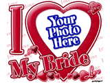 Discover I Love My Bride red heart - photo