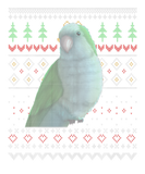 Discover Blue Monk Parakeet Ugly Christmas Pattern X-Mas Bi