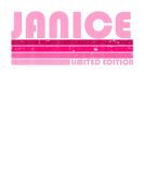 Discover JANICE Name Personalized Retro Vintage 80S 90S Bir