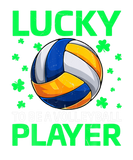 Discover Retro Lucky To Be A Volleyball Shamrock Irish Patr