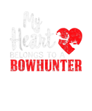 Discover My Heart Belongs To A Bowhunter Design Apparel