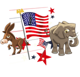 Discover Democratic Donkey and Republican Elephant