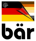 Discover Bear Pride German Flag Bär (Black)
