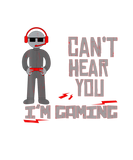 Discover Can't Hear You I'm Gaming Funny Gamer Gifts Boys M
