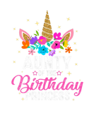 Discover Aunty Of The Birthday Princess Funny Unicorn Birth