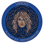 Discover Virgo Circular Zodiac Sign for Astrology Fans Plus Size