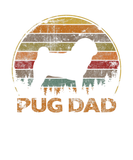 Discover Vintage Pug Dog Dad Retro Dog Father's Day