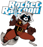 Discover Classic Rocket Raccoon Character Art