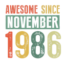 Discover Awesome Since November 1986 Vintage 35Th Birthday