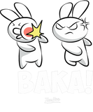 Discover Funny Bunny Baka Rabbit Baka Cute Bunny Lover Gift