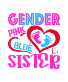 Discover Funny Pink Or Blue Sister Loves You Gender Reveal