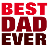 Discover Best Dad Ever  Red Blue Father's Day Gift