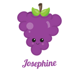 Discover Cute Happy Grape Monogram