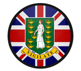 Discover British Virgin Islands quality Flag Circle