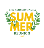 Discover Summer Vacation Family Reunion Typography