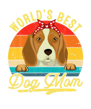 Discover World's Best Beagle Dog Mom Retro Mother's Day