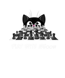 Discover Play With Me Cute Cat At Chess Board - Cat Mom Cat
