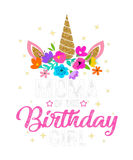 Discover Moma Of The Birthday Girl Mother Gift Unicorn Birt