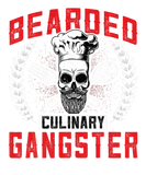 Discover Grilling Bearded Culinary Gangster Chef Skull Cook