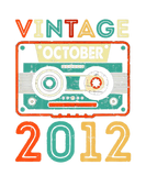Discover Kids 10Th Birthday Gifts Classic Vintage October 2