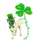 Discover My Bull Dog Is My Lucky Charm Shamrock St Patrick'