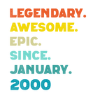 Discover Legendary Awesome Epic Since January 2000, 22Th Bi
