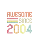 Discover Vintage Awesome Since 2004 16Th Birthday Retro