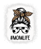 Discover Bleached Soccer Mom Life Leopard Messy Bun Mothers