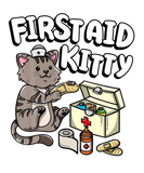 Discover Funny First Aid Kitty Cat Medical Doctor Nurse