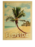 Discover Florida Vintage Travel  - Beach