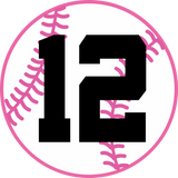 Discover Softball Player Uniform Number 12 Gift