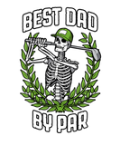Discover Best Dad By Par Golf Funny Golfing Skeleton Golfer