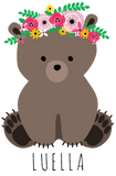 Discover Boho Baby Bear Cub Personalized