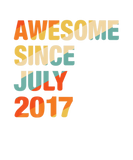 Discover Kids Vintage 5Th Birthday Awesome Since July 2017