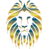Discover Blue Gold  Lion Head
