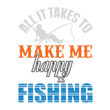Discover All it takes to make me happy is fishing