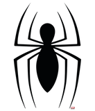 Discover Spider-Man Skinny Spider Logo