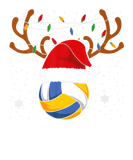 Discover Volleyball Reindeer Santa Hat Christmas Lights Paj