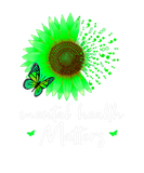 Discover Mental Health Matters Green Sunflower Butterfly Aw