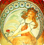 Discover Painting. From The Arts Series by Mucha