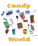 Discover Cute Candy World Sweet Drawing by Waleed Kids Art
