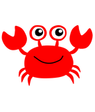 Discover Red crab animation cartoon illustration
