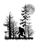 Discover Bigfoot Sasquatch Hiding In Forest With Moon