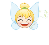 Discover Tinker Bell Emoji | Tinker Bell with wand