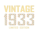 Discover Vintage 1933 Limited Edition - 89Th Birthday 89 Ye
