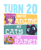 Discover 20Th Anime Birthday Pajamas I Pet Cats