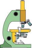 Discover GRAPHIC ILLUSTRATION OF A COLORFUL MICROSCOPE