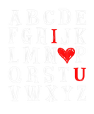 Discover Funny Alphabet ABC I Love You Valentines Day Stude