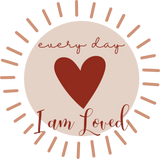 Discover Every Day I am Loved Boho Heart Sun Matching