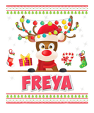 Discover Cute Reindeer Freya Merry Christmas Light Santa Ha